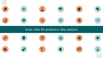 Icons Slide For Predictive Data Analysis Ppt Inspiration Model