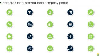 Icons Slide For Processed Food Company Profile Ppt Microsoft