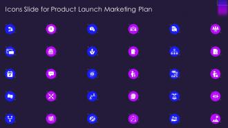 Icons slide for product launch marketing plan ppt powerpoint presentation icon graphics