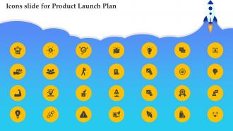 Icons Slide For Product Launch Plan Ppt Powerpoint Presentation Diagram Branding SS V