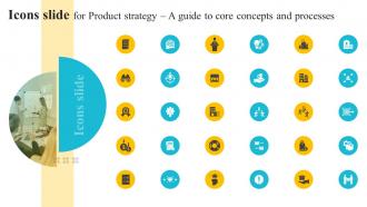 Icons Slide For Product Strategy A Guide To Core Concepts And Processes Strategy SS V