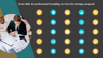 Icons Slide For Professional Branding Services For Startups Proposal Ppt Formats