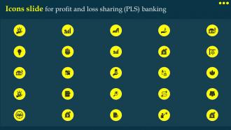 Icons Slide For Profit And Loss Sharing Pls Banking Fin SS V