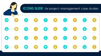 Icons Slide For Project Management Case Studies PM SS