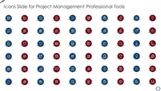 Icons Slide For Project Management Professional Ppt Formates Topics