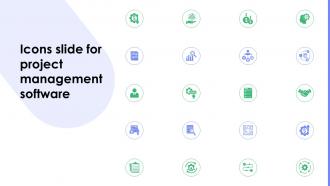 Icons Slide For Project Management Software