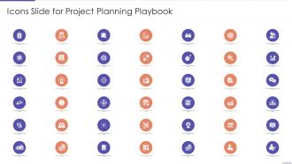 Icons Slide For Project Planning Playbook Ppt Powerpoint Topics