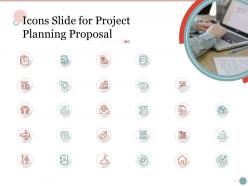 Icons slide for project planning proposal ppt powerpoint presentation professional