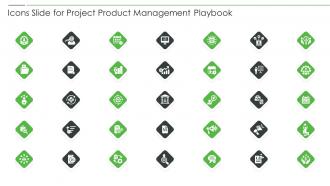 Icons Slide For Project Product Management Playbook Ppt Grid