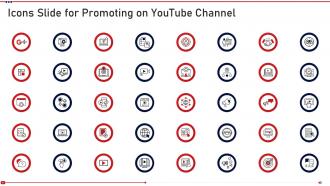 Icons slide for promoting on youtube channel ppt outline