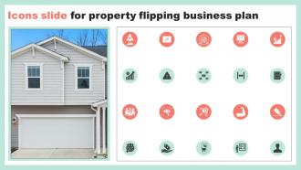 Icons Slide For Property Flipping Business Plan BP SS