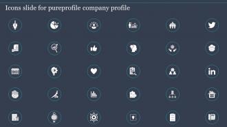 Icons Slide For Pureprofile Company Profile Ppt Powerpoint Presentation Show Portfolio