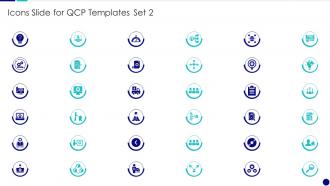 Icons Slide For QCP Templates Set 2 Ppt Powerpoint Presentation Slides Show