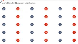 Icons Slide For Quantum Mechanics