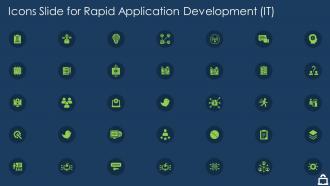 Icons slide for rapid application development it