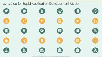 Icons Slide For Rapid Application Development Model Ppt Brochure