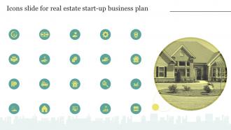 Icons Slide For Real Estate Start Up Business Plan Ppt Ideas Example Introduction BP SS