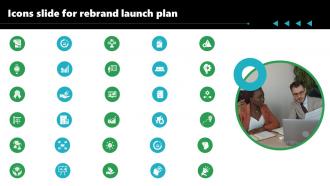 Icons Slide For Rebrand Launch Plan Ppt Powerpoint Presentation Diagram Lists