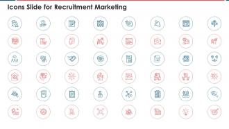 Icons Slide For Recruitment Marketing