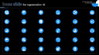 Icons Slide For Regenerative Ai Ppt Diagram Images
