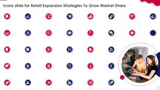 Icons Slide For Retail Expansion Strategies To Grow Market Share Ppt Icon Slideshow