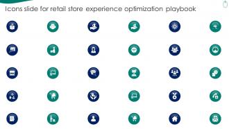 Icons Slide For Retail Store Experience Optimization Playbook