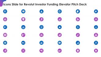 Icons slide for revolut investor funding elevator pitch deck ppt summary