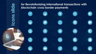 Icons Slide For Revolutionizing International Transactions With Blockchain Cross Border Payments BCT SS
