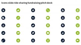 Icons Slide For Ride Sharing Fundraising Pitch Deck