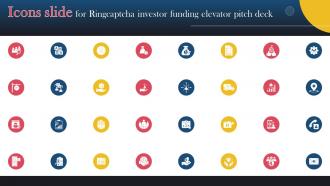 Icons Slide For Ringcaptcha Investor Funding Elevator Pitch Deck