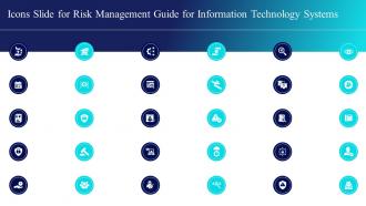 Icons Slide For Risk Management Guide For Information Technology Systems