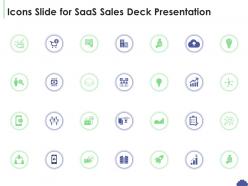 Icons Slide For SaaS Sales Deck Presentation SaaS Sales Deck Presentation