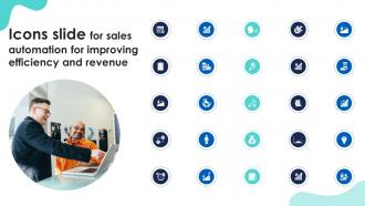 Icons Slide For Sales Automation For Improving Efficiency And Revenue SA SS