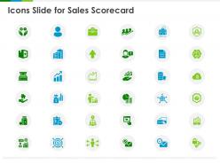 Icons slide for sales scorecard ppt powerpoint presentation show slide portrait