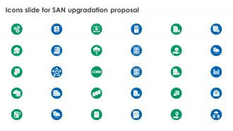 Icons Slide For SAN Upgradation Proposal