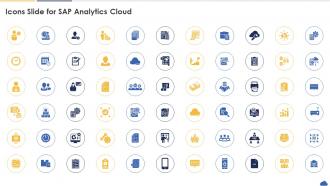 Icons Slide For Sap Analytics Cloud