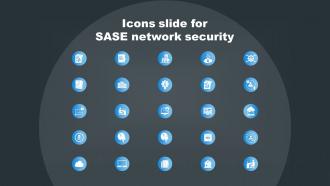 Icons Slide For SASE Network Security Ppt Formats