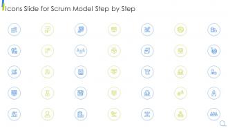 Icons Slide For Scrum Model Step By Step Ppt Slides Pictures