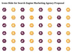 Icons slide for search engine marketing agency proposal ppt file aids