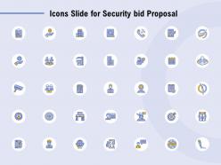 Icons slide for security bid proposal ppt powerpoint presentation portfolio