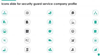 Icons Slide For Security Guard Service Company Profile