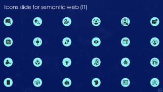 Icons Slide For Semantic Web It Ppt Powerpoint Presentation Outline Aids