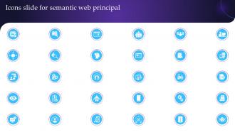 Icons Slide For Semantic Web Principal Ppt Icon Graphics