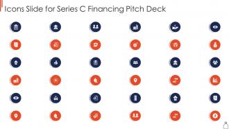 Icons slide for series c financing pitch deck