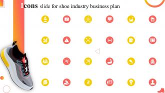 Icons Slide For Shoe Industry Business Plan Ppt Icon Slideshow BP SS