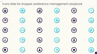 Icons Slide For Shopper Preference Management Playbook
