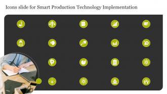 Icons Slide For Smart Production Technology Implementation Ppt Powerpoint Presentation Styles Visuals