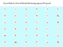 Icons Slide For Social Media Marketing Agency Proposal Ppt Powerpoint Presentation Layouts