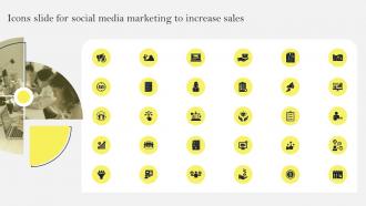 Icons Slide For Social Media Marketing To Increase Sales MKT SS V