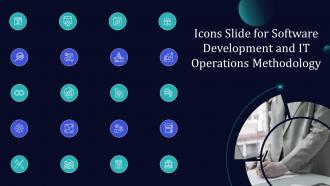 Icons Slide For Software Development And It Operations Methodology